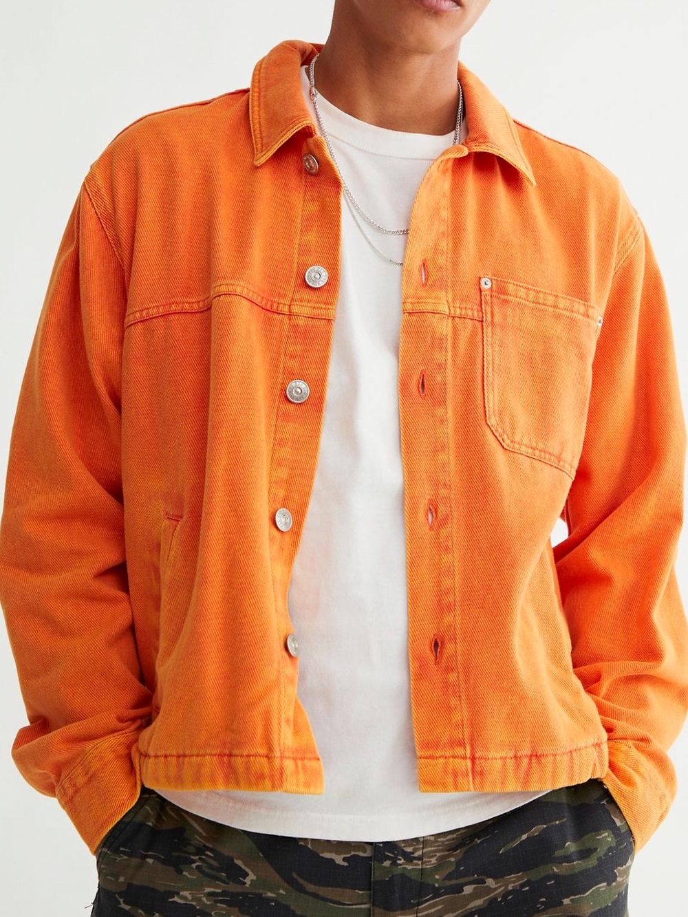 BDG Bristol Twill Work Jacket - Orange